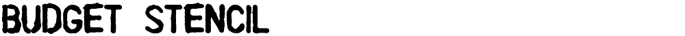 Budget Stencil