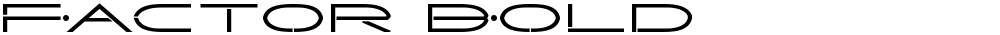 Factor Bold