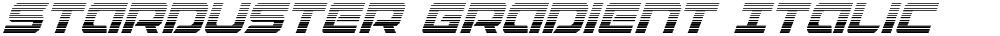 Starduster Gradient Italic