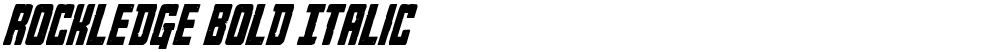 Rockledge Bold Italic
