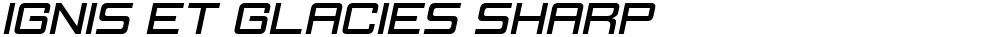 Ignis et Glacies Sharp