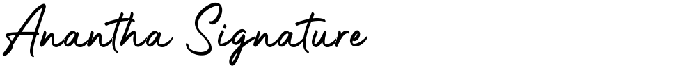 Anantha Signature