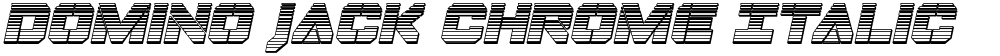 Domino Jack Chrome Italic