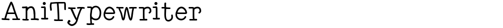 AniTypewriter