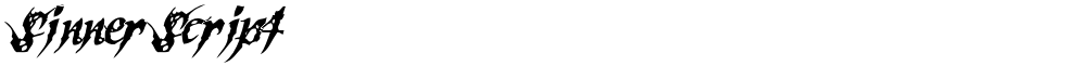 Sinner Script