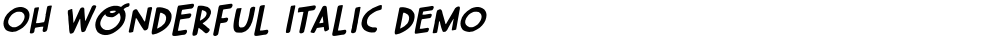 Oh Wonderful Italic DEMO