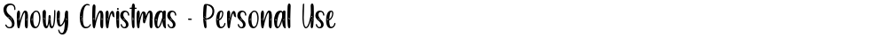 Snowy Christmas - Personal Use
