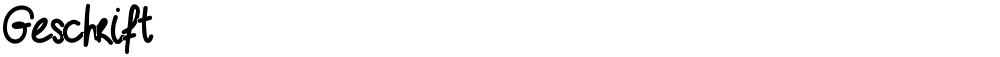 Geschrift