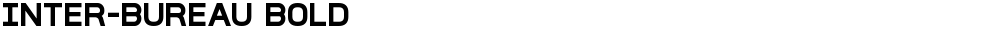 Inter-Bureau Bold