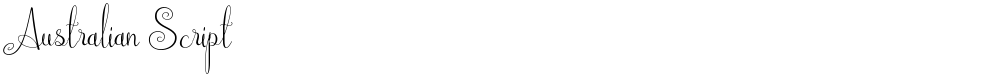 Australian Script