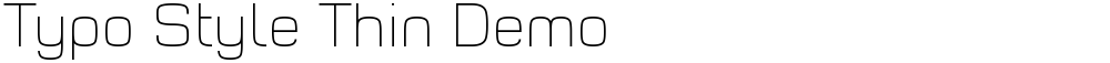 Typo Style Thin Demo