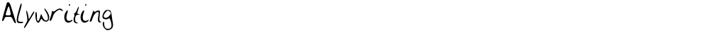 Alywriting