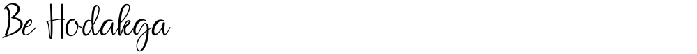 Be Hodakga