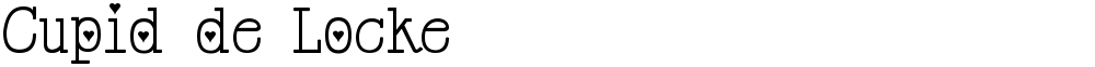 Cupid de Locke