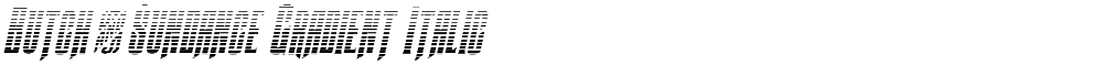 Butch & Sundance Gradient Italic