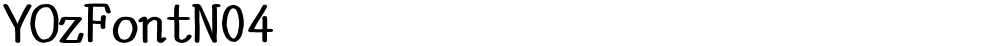 YOzFontN04
