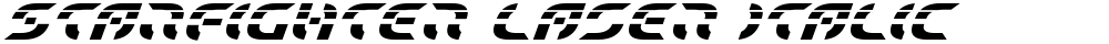 Starfighter Laser Italic