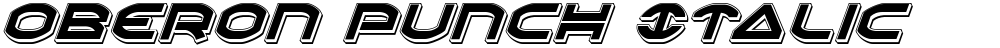 Oberon Punch Italic