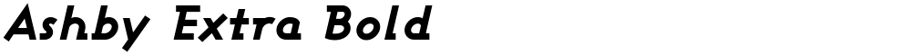 Ashby Extra Bold