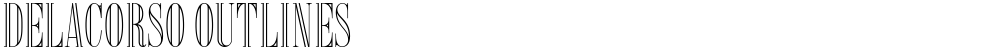 Delacorso Outlines