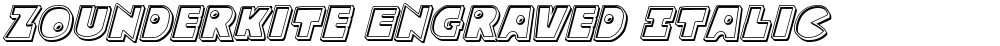 Zounderkite Engraved Italic