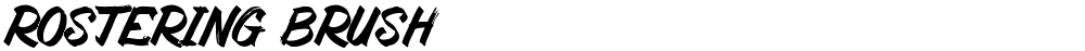 Rostering Brush