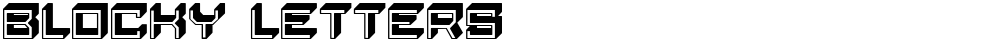 Blocky Letters