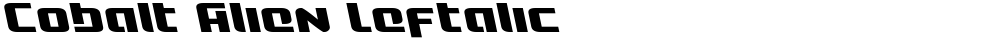 Cobalt Alien Leftalic