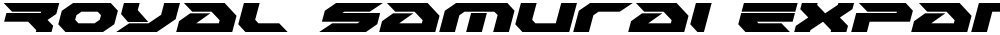Royal Samurai Expanded Italic