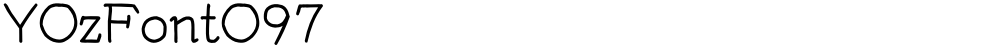 YOzFontO97
