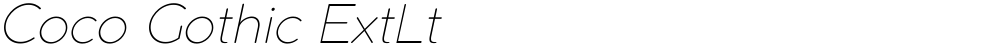 Coco Gothic ExtLt