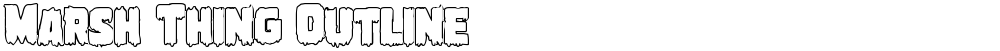 Marsh Thing Outline