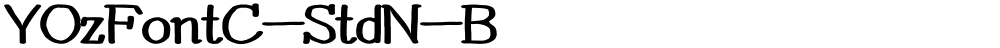 YOzFontC-StdN-B