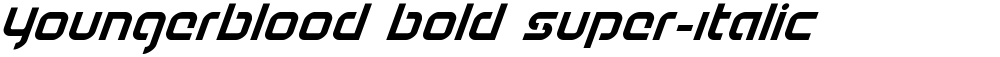Youngerblood Bold Super-Italic