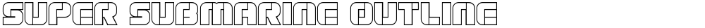 Super Submarine Outline