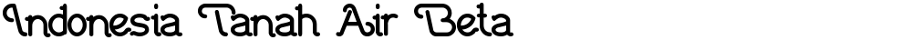 Indonesia Tanah Air Beta