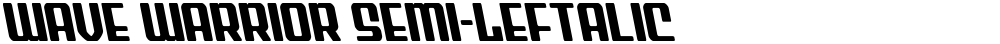 Wave Warrior Semi-Leftalic