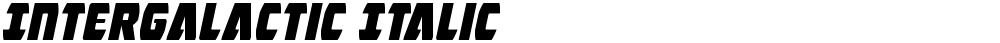 Intergalactic Italic