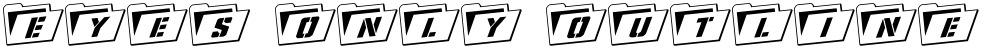 Eyes Only Outline Rotalic