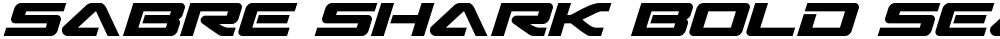 Sabre Shark Bold Semi-Straight