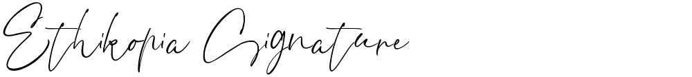 Ethikopia Signature