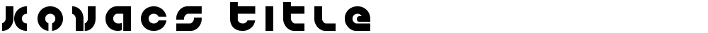 Kovacs Title