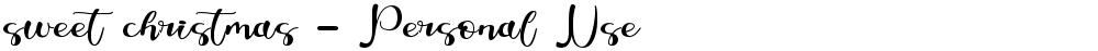 sweet christmas - Personal Use
