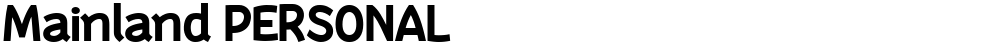 Mainland PERSONAL