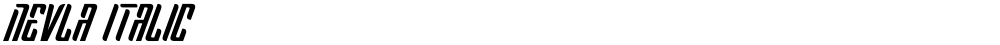 Nevla Italic
