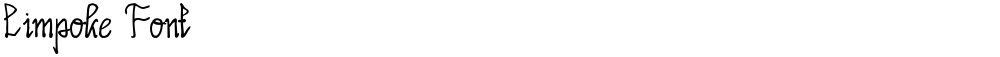 Limpoke Font