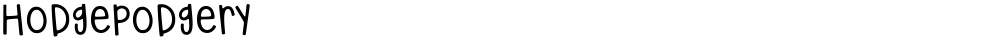 hodgepodgery