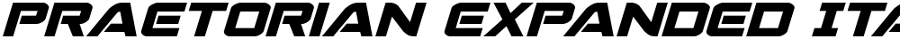 Praetorian Expanded Italic