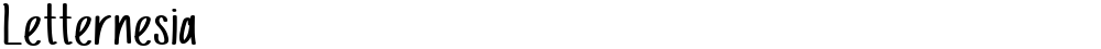 Letternesia