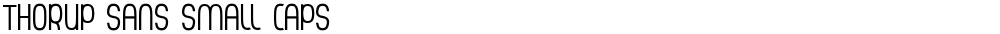 Thorup Sans Small Caps